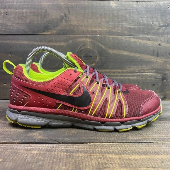 Nike Flex Trail 2 Running Sneakers Men's Size 8 Red / Yellow Shoes 616511-600